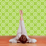 16 Pack Mandala Painting Stencils Drawing Dot Templates For Floor Wall DIY Decor - Top-Down View