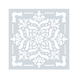 16 Pack Mandala Painting Stencils Drawing Dot Templates For Floor Wall DIY Decor - 45-Degree Angle