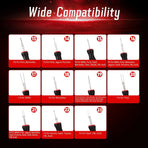 23PCS Wire Terminal Removal Tools Car Electrical Connector Pin Extractor Repair