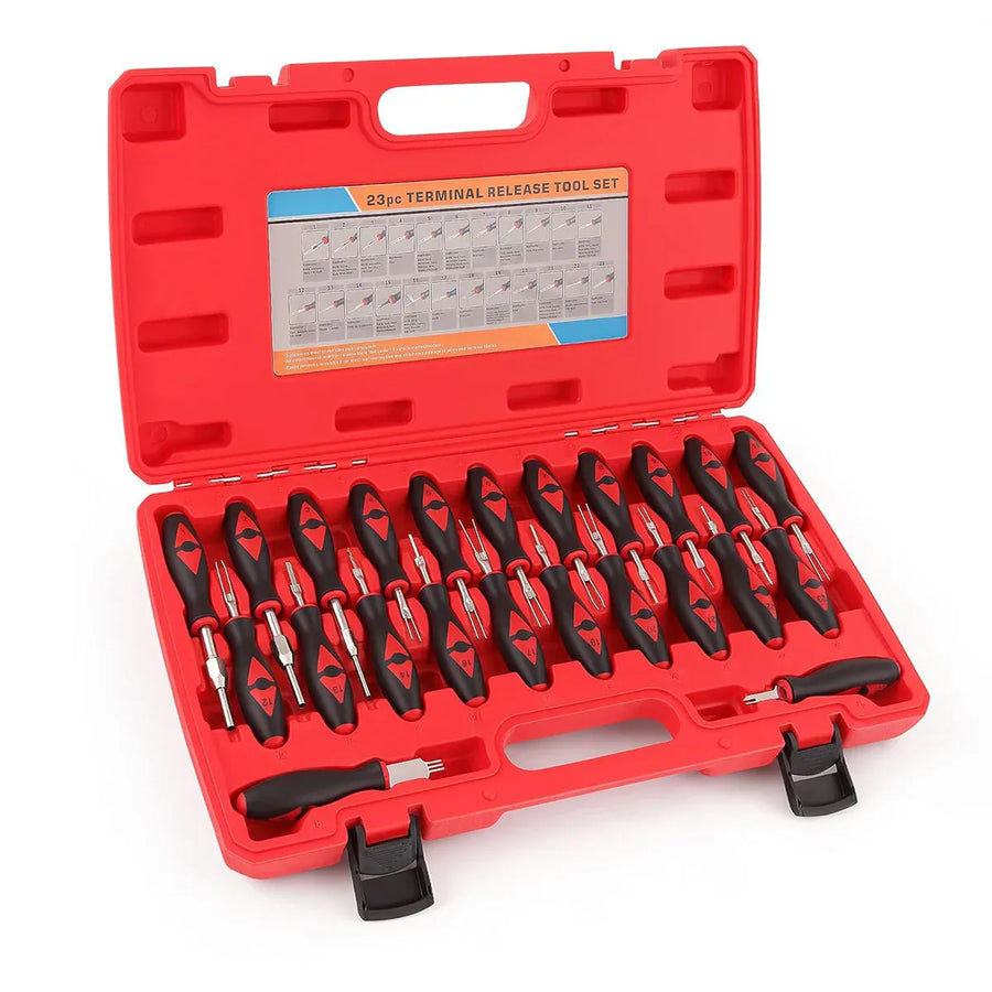 23PCS Wire Terminal Removal Tools Car Electrical Connector Pin Extractor Repair
