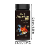 50pcs 6in1 Water Quality Test Strip for Fish Tank Aquarium Pool Accurate Testing