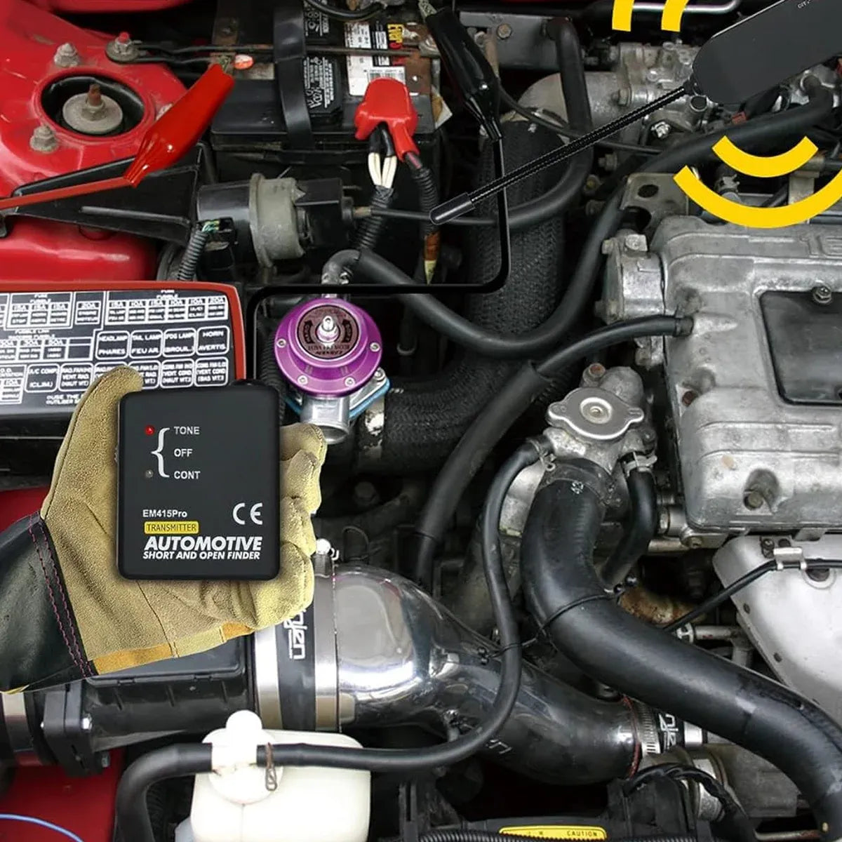 Automotive Circuit Tester LED Indicator for Vehicle Diagnostics Repair Mechanics