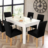 6X Stretch Chair Cover Seat Covers Spandex Washable Banquet Wedding Party Decora - Beige - Low Angle
