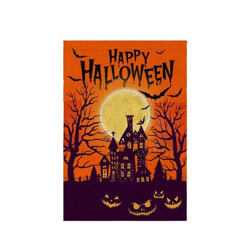 Christmas Halloween Garden Flag House Yard Decorative Double Sided Outdoor - Halloween 10
