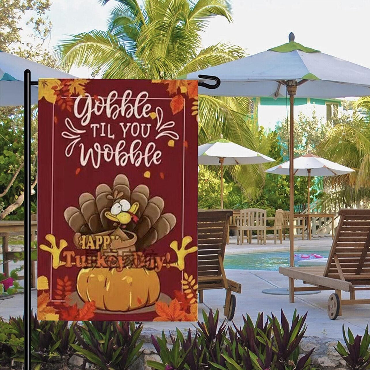 Christmas Halloween Garden Flag House Yard Decorative Double Sided Outdoor - Turkey5