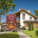 Christmas Halloween Garden Flag House Yard Decorative Double Sided Outdoor - Turkey5 - 45-Degree Angle