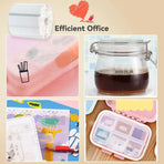 Transparent Thermal Label Printer Paper Roll Self Adhesive 220pcs Per Roll - 40x30cm