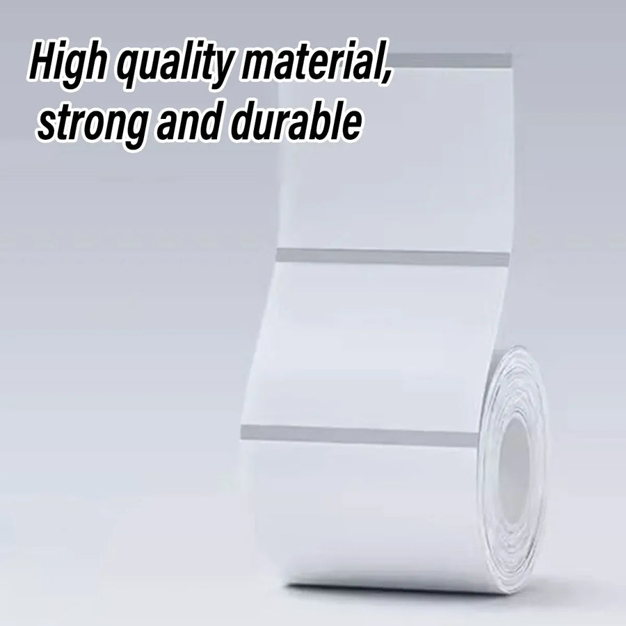 Transparent Thermal Label Printer Paper Roll Self Adhesive 220pcs Per Roll - 40x30cm
