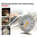 1-Piece Mechanical Oven Thermometer with Hook and Stand