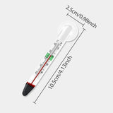 High Temperature Resistant Fish Tank Tortoise Tank Thermometer with Suction Cup - Side View