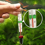 High Temperature Resistant Fish Tank Tortoise Tank Thermometer with Suction Cup - Rear View