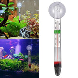 High Temperature Resistant Fish Tank Tortoise Tank Thermometer with Suction Cup - Close-Up Angle