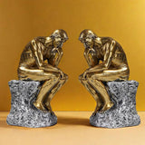 Resin Sculpture Home Decor Ornament Tabletop Figurine Modern Decorative Statue - Extra Image