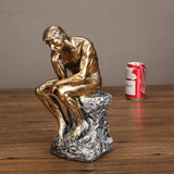 Resin Sculpture Home Decor Ornament Tabletop Figurine Modern Decorative Statue - Extra Image