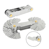 52 Blades Screw Gauge Thread Pitch Gage 60�� Metric 55�� Whit Worth Lock Up Device