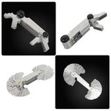 52 Blades Screw Gauge Thread Pitch Gage 60�� Metric 55�� Whit Worth Lock Up Device - Low Angle