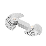 52 Blades Screw Gauge Thread Pitch Gage 60�� Metric 55�� Whit Worth Lock Up Device