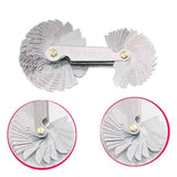 52 Blades Screw Gauge Thread Pitch Gage 60�� Metric 55�� Whit Worth Lock Up Device - Extra Image