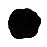 Three-Strand Braided Round Pillow Sofa Cushion Decorative Pillow for Living Room - Azure - Rear View