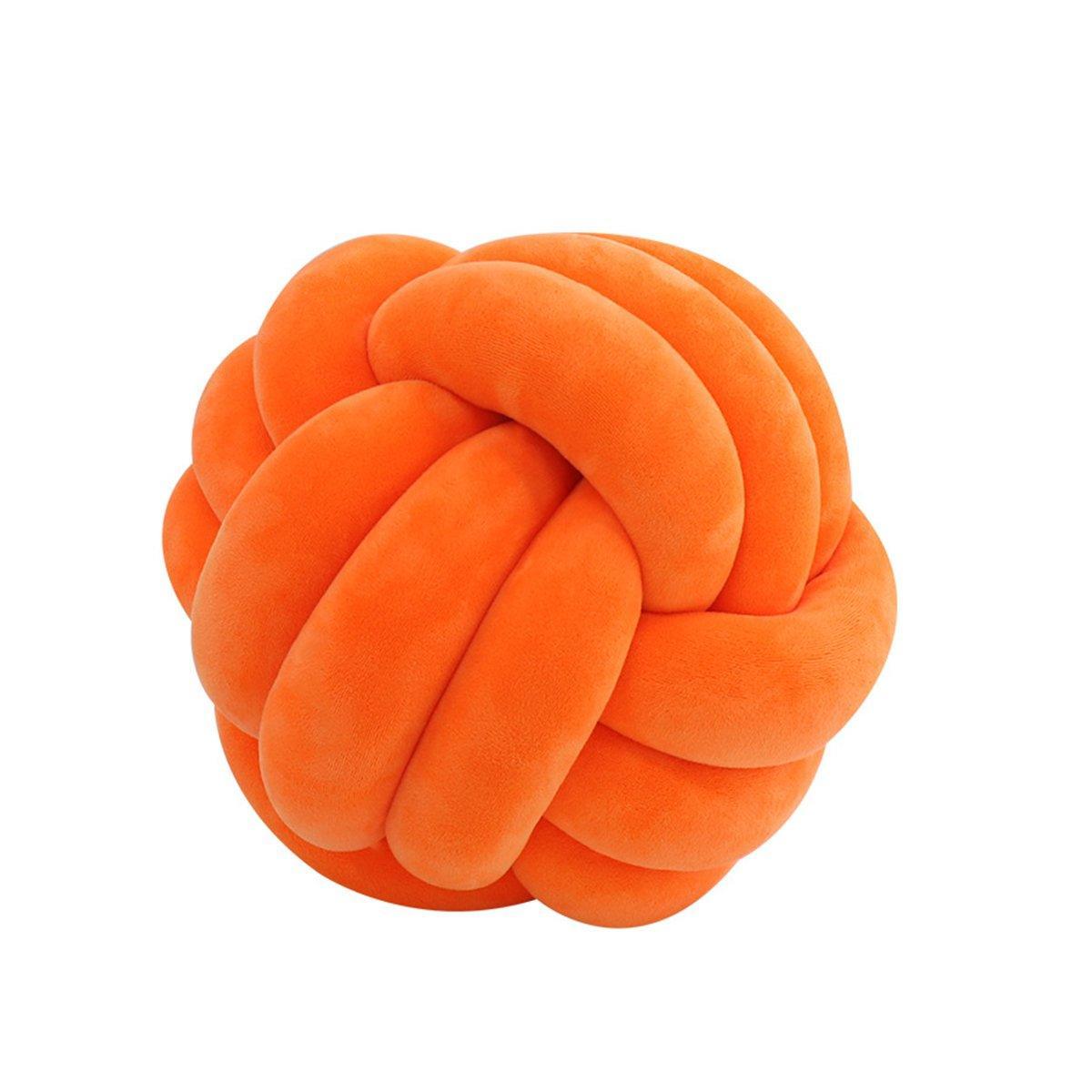 Three-Strand Braided Round Pillow Sofa Cushion Decorative Pillow for Living Room - Light Blue