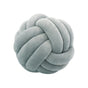 Three-Strand Braided Round Pillow Sofa Cushion Decorative Pillow for Living Room - Light Grey