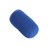 Solid Color Cylindrical Foam Particle Pillow Multi-Functional Neck Waist Support - Purple - Close-Up Angle