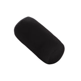 Solid Color Cylindrical Foam Particle Pillow Multi-Functional Neck Waist Support - Red