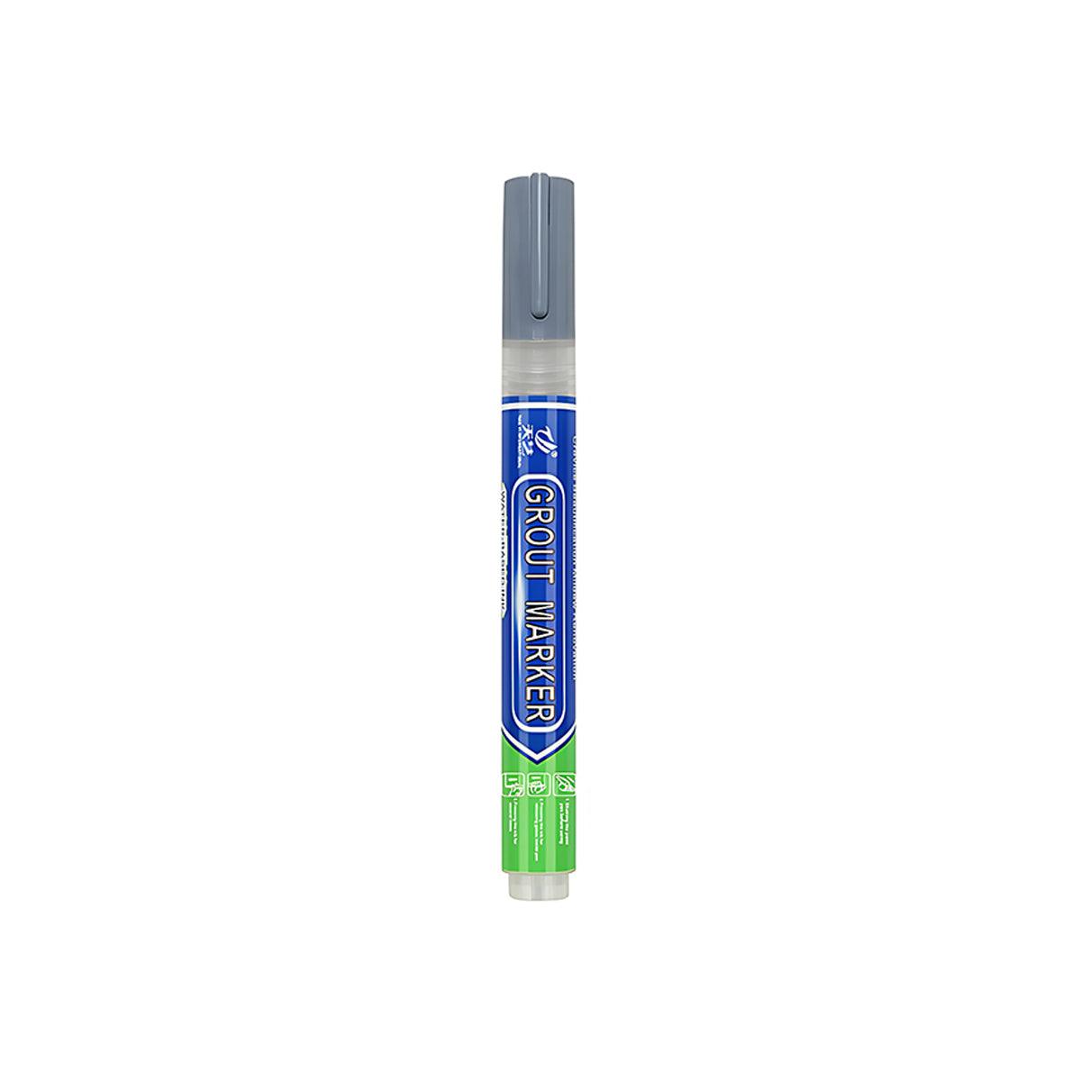 6Colours Tile Repair Pen Styling Wall Gap Grout Refresher Marker Bathroom - Grey