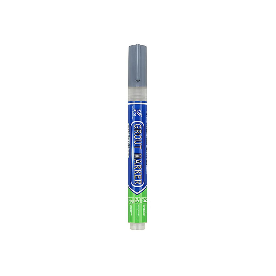 6Colours Tile Repair Pen Styling Wall Gap Grout Refresher Marker Bathroom - Grey