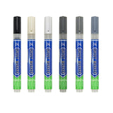 6Colours Tile Repair Pen Styling Wall Gap Grout Refresher Marker Bathroom - Light Grey - Front View