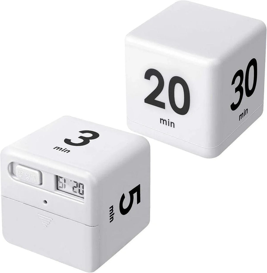 Cubic Timer for Students Time Management Study Exercise Reminder Tool Adjustable - 1-3-5-10