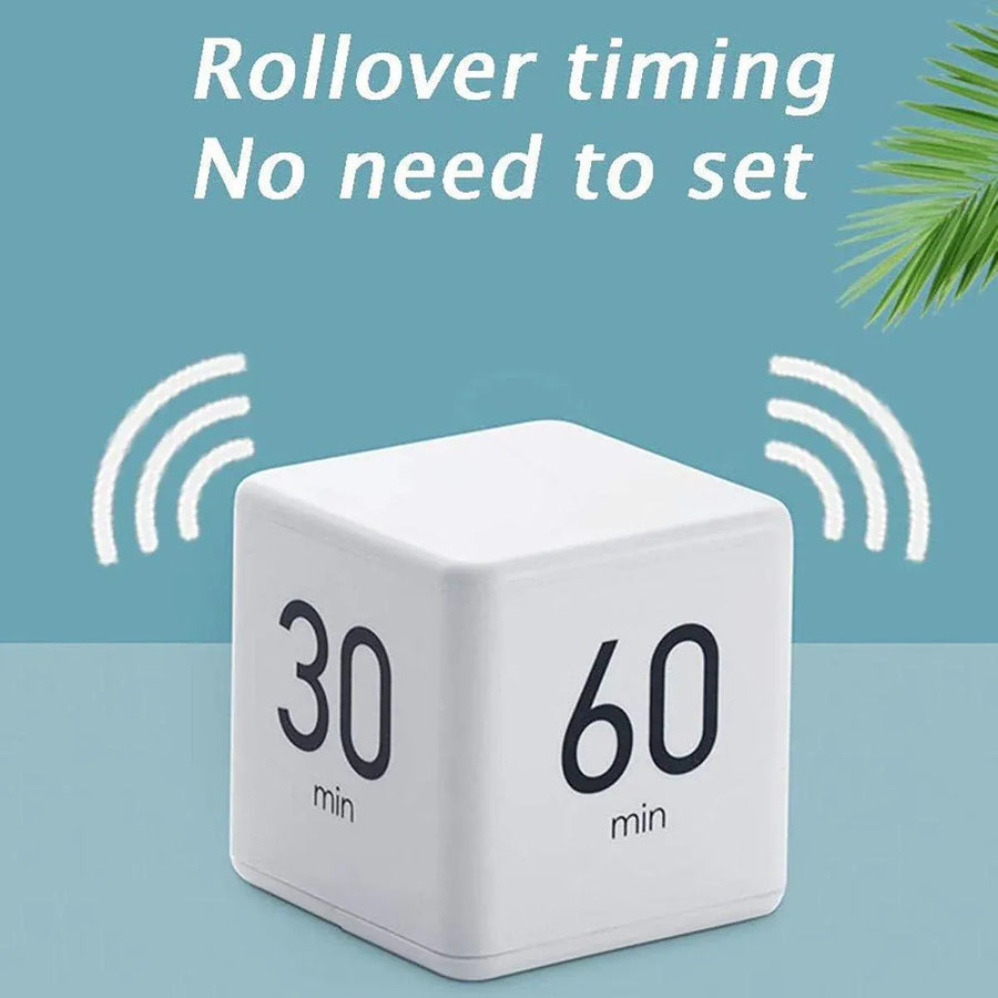 Cubic Timer for Students Time Management Study Exercise Reminder Tool Adjustable - 1-3-5-10