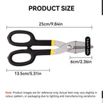 Tin Scissors Manual Steel Cutting Metal Shear Cutter 10inch Hand Tool Durable