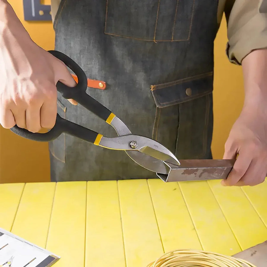 Tin Scissors Manual Steel Cutting Metal Shear Cutter 10inch Hand Tool Durable