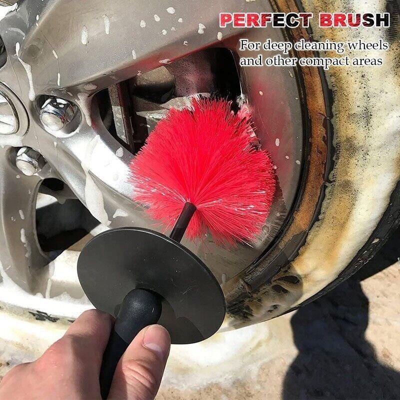 45cm Cleaning Tool Wash Cleaner Tire Rim Scrub Brush Car Vehicle Wheel Hub Brush