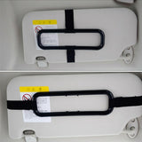 Visor Back Seat Napkin Box Car Tissue Holder Auto Elastic Belt Sun Paper Rack Au - Side View