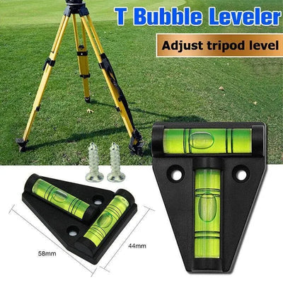 T Shaped Spirit Level for Caravan Tripod Camper RV Boat Trailer Use