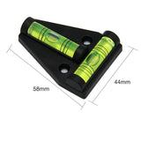T Shaped Spirit Level for Caravan Tripod Camper RV Boat Trailer Use - Top-Down View