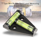 T Shaped Spirit Level for Caravan Tripod Camper RV Boat Trailer Use - Rear View
