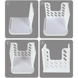 Bread Slicer Cutting Guide for Toast Sandwich with Adjustable Thickness Foldable - 45-Degree Angle