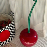 Soft Wool Toilet Brush with Long Handle Plastic Cleaning Brush Household Tool - Low Angle