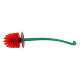 Soft Wool Toilet Brush with Long Handle Plastic Cleaning Brush Household Tool - Front View