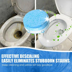 16/32pcs Effervescent Toilet Cleaning Tablets Descaling Deodorizing Odor Free - 1 box