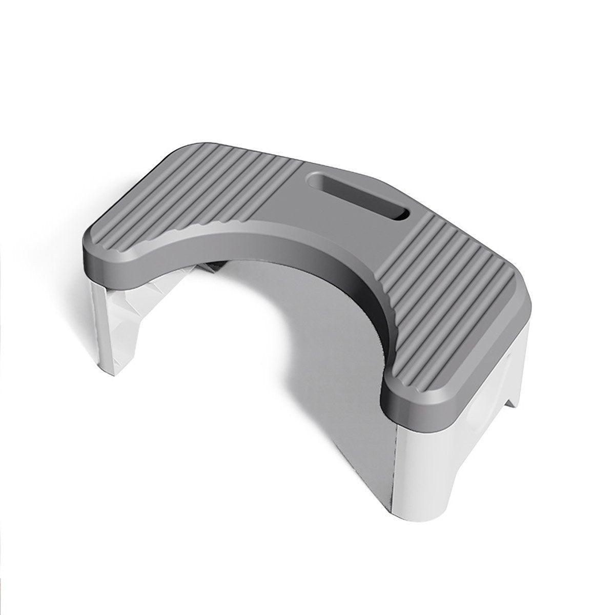 Thickened Toilet Squatting Stool Bathroom Footstool Household Restroom Pad - Grey