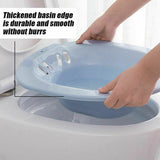 Au Portable Hemorrhoid Therapy Sitz Bath Toilet Bidet Tub For Pregnant Patientau - Blue - 45-Degree Angle