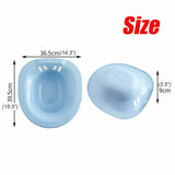 Au Portable Hemorrhoid Therapy Sitz Bath Toilet Bidet Tub For Pregnant Patientau - Pink - Top-Down View