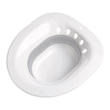 Foldable Toilet Sitz Bath Basin for Personal Hygiene and Daily Cleaning Use - Front View