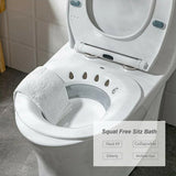 Foldable Toilet Sitz Bath Basin for Personal Hygiene and Daily Cleaning Use - 45-Degree Angle