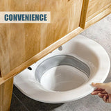 Foldable Toilet Sitz Bath Basin for Personal Hygiene and Daily Cleaning Use - Extra Image