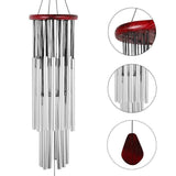 Outdoor Garden Wind Chimes Large Deep Tone Windchime Chapel Bell Home Decor - 6 Tubes - Close-Up Angle
